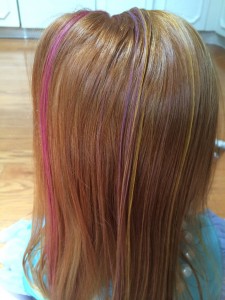 This is after LIGHTLY brushing through with a hairbrush. Not as dramatic as the prior photo but still looks great!